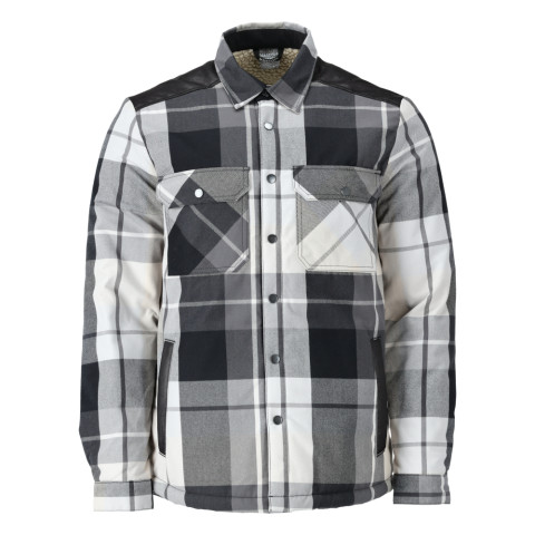 Chemise de travail en flanelle avec doublure fourrure MASCOT Customized - 23104-446-Gris anthracite-S