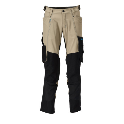Pantalon de travail avec poches genouillères MASCOT Advanced - 23179-311-Sable-76-45