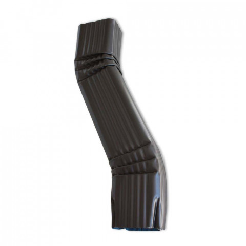 Dévoiement latéral gauche de 50 à 600 mm pour gouttière aluminium corniche 60 x 80 mm coloris au choix