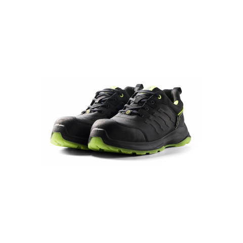 Chaussures de sécurité basses SPRINTER S3S Noir/Vert Citron 24120000 - Pointure au choix