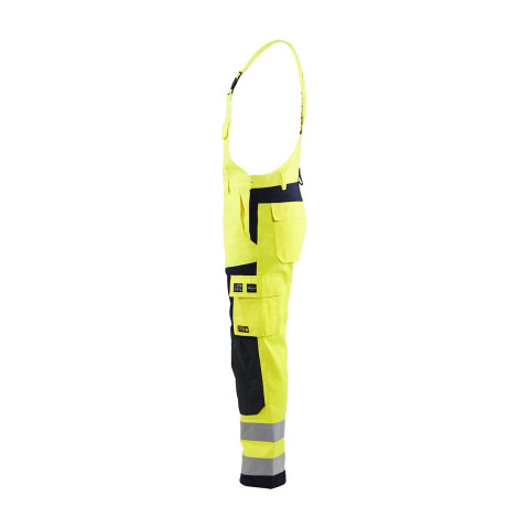 Cotte à bretelles multinormes Jaune-Fluo/Marine 26081514 - Taille au choix