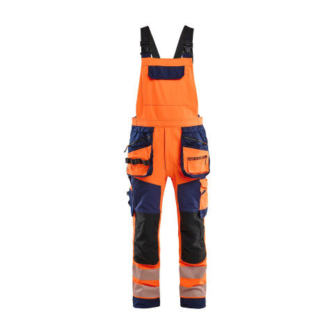 Salopette stretch 4D haute-visibilité à poches flottantes détachables 26261648 - Couleur au choix