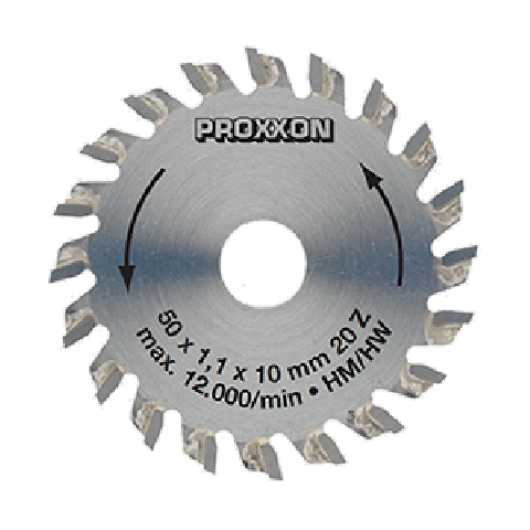 Lames de scie circulaire revêtues de métal renforcé - PROXXON - 28017
