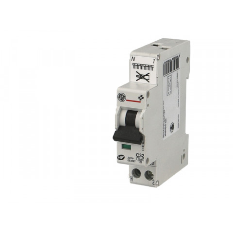 Disjoncteur modulaire automatique phase neutre 32a - 4.5ka