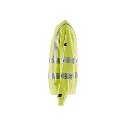 Sweat multinormes avec transferts réfléchissants Jaune-Fluo 30871762 - Taille au choix