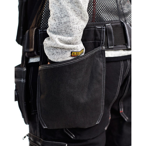 Gilet sans manches X1900 multipoches Noir 31191310 - Tailles au choix 