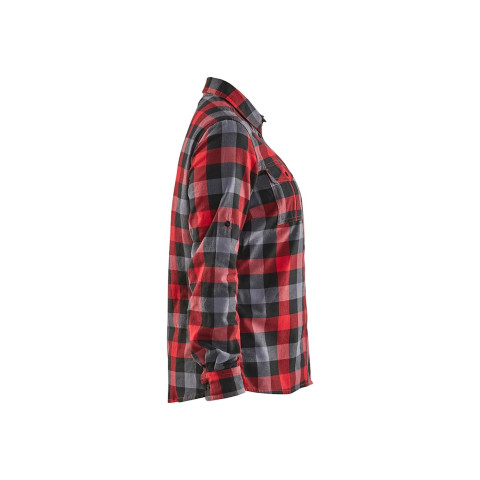 Chemise flanelle femme Rouge-Noir 32091152 - Taille au choix