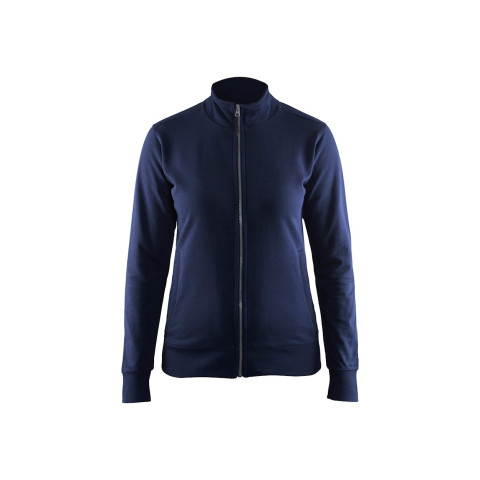 Sweat-shirt zippé coton femme 3372115 - Couleur et taille au choix