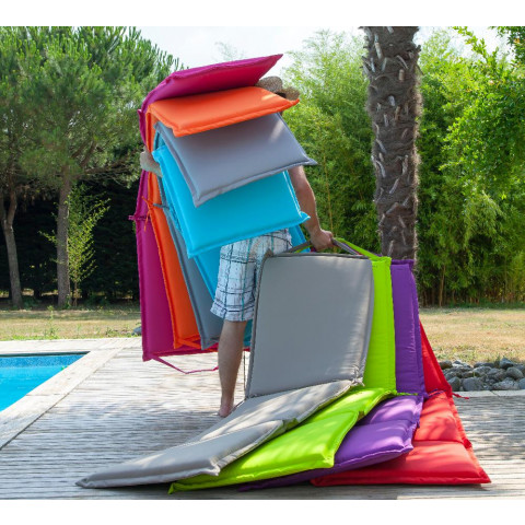 Coussin bain de soleil garden (lot de 2) - Couleur au choix