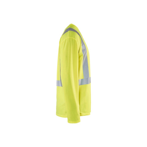 T-shirt à manches longues col V haute-visibilité anti-UV 33831011 - Couleur et taille au choix