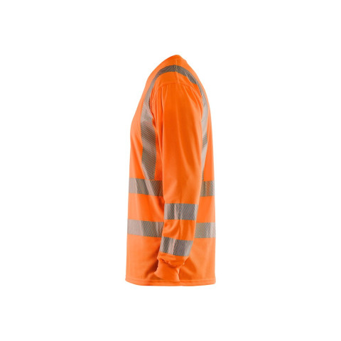 T-shirt à manches longues col V haute-visibilité anti-UV polyester 33851013 - Couleur et taille au choix