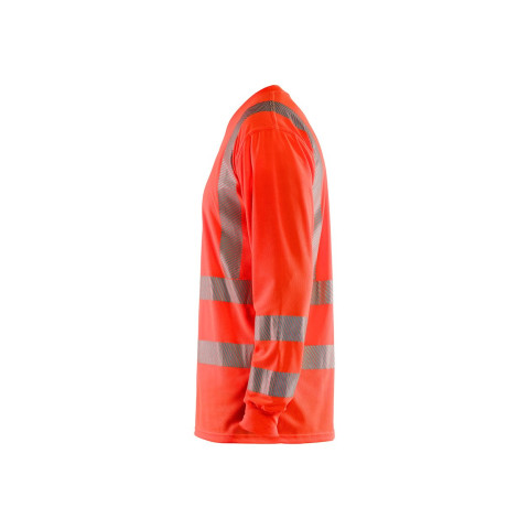 T-shirt à manches longues col V haute-visibilité anti-UV polyester 33851013 - Couleur et taille au choix