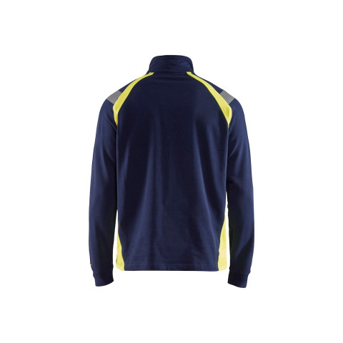 Sweat col camionneur avec détails fluo 34321158 - Couleur et taille au choix