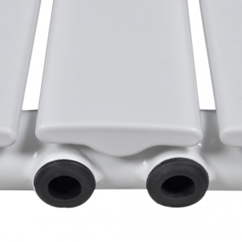 Radiateur chauffage panneau blanc hauteur 90 cm largeur 46,5 cm ep. 15 cm pratique design moderne et élégant helloshop26 3902017