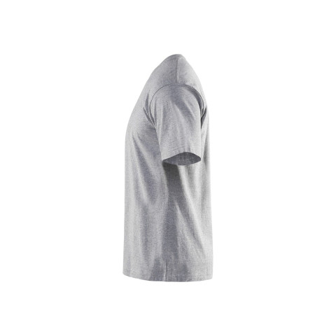 T-shirt uni Gris-Chiné 35251043 - Taille au choix