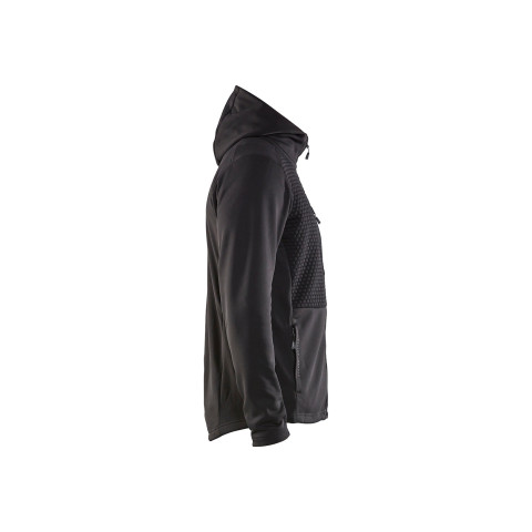 Sweat zippé à capuche Noir 35402526 - Taille au choix