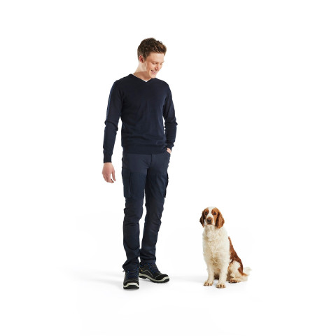 Pull tricoté coton 35902122 - Couleur et taille au choix