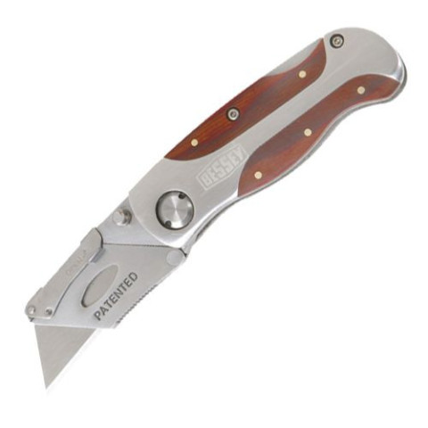 Couteau pliant poignée bois 160 mm dbkwh-eu bessey