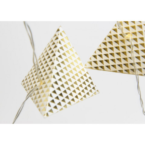 Guirlande lumineuse pyramides 10 leds