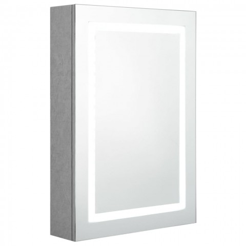 Armoire de salle de bain à miroir LED 50x13x70 cm - Couleur au choix