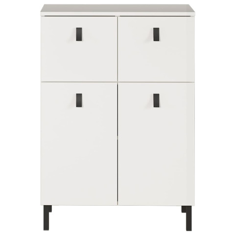 Commode gw-tulsa 60x35x86 cm blanc