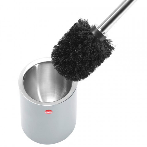 Hailo ensemble de brosse et porte-brosse toilette blanc 0833-820