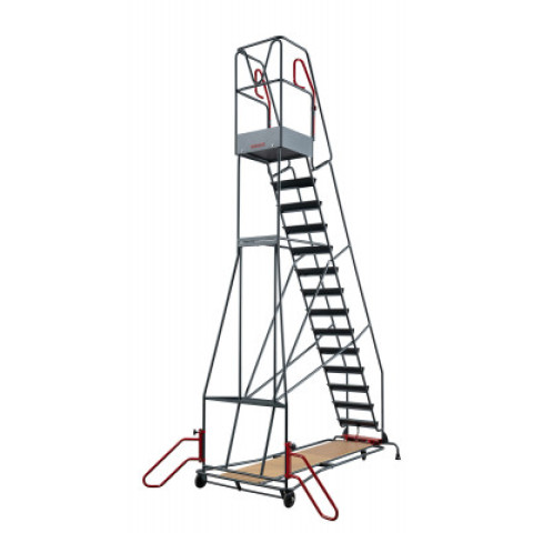 Escabeau à immobilisation automatique 15 marches 150 kg - 830008820