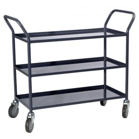 Servante à 3 plateaux tôle 935 x 435 mm 200 kg - FIMM - 880005285