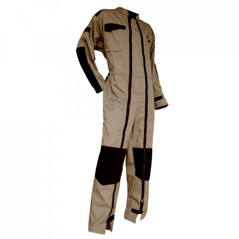 Combinaison de travail double fermeture zip "rapido" zinc lma - Couleur et taille au choix