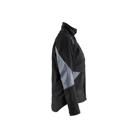 Veste retardant-flamme femme Noir/Gris-Clair 40711516 - Taille au choix