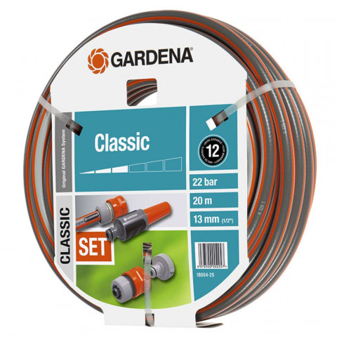 Gardena ensemble de tuyau d'arrosage en spirale classic 13 mm 20 m 18004-20