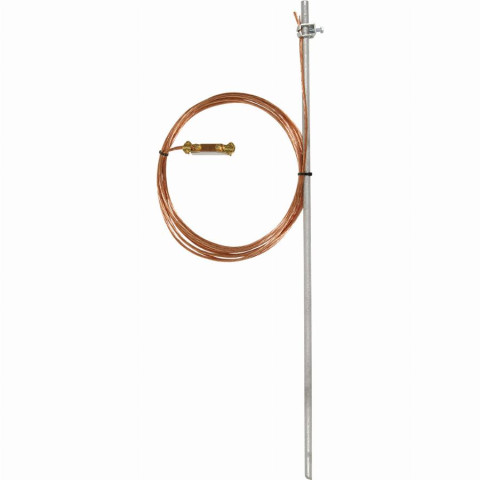 Piquet de terre + tresse cuivre de 5 m jetly - 412613