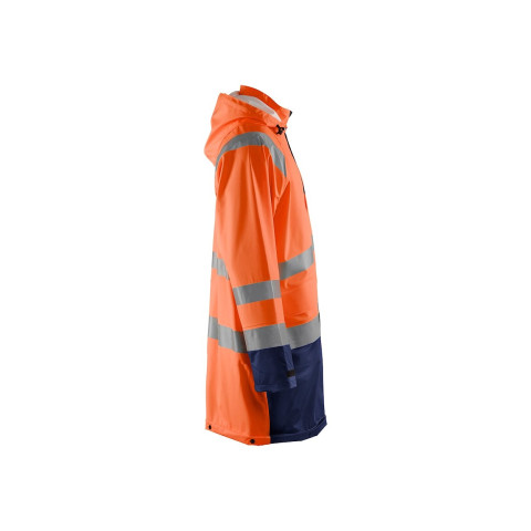 Veste de pluie longue niveau 1 haute-visibilité 43242000 - Couleur et taille au choix