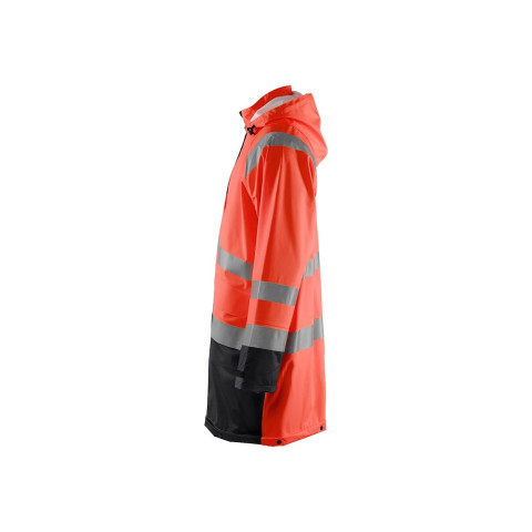 Veste de pluie longue niveau 1 haute-visibilité 43242000 - Couleur et taille au choix
