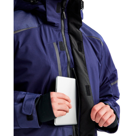 Veste hiver stretch à capuche 48811987 - Couleur au choix