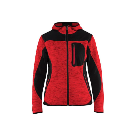 Veste tricotée à capuche femme 49312117 - Couleur et taille au choix