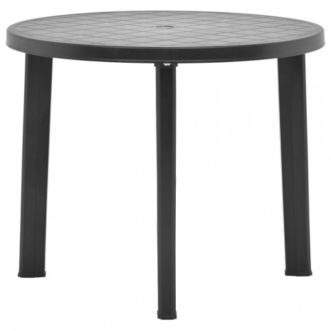 Table de jardin 89 cm plastique - Couleur au choix