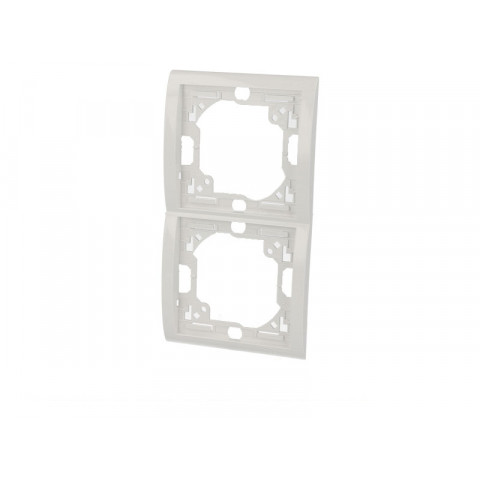 Plaque blanche double verticale