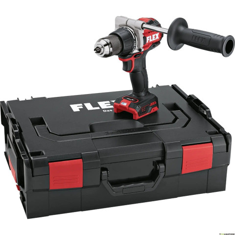 Perceuse-visseuse sans fil - 18V - FLEX - 2 Vitesses + mode Turbo + L-Boxx - 531273