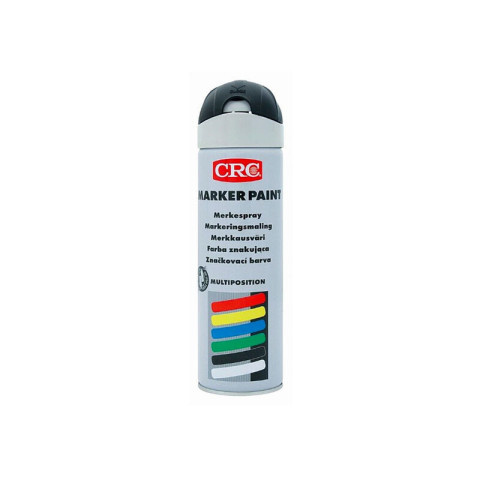 Peinture aérosol de marquage provisoire - Traceur de chantier - Noir extérieur - 650/500mL - KF SICERON - 11673