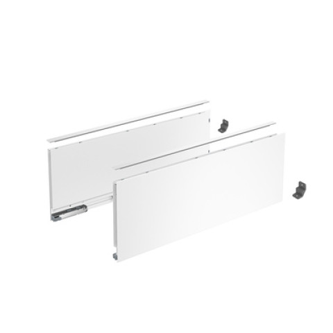 Profilé latéral de tiroir AvanTech YOU, hauteur 187 mm x NL 350 mm, Blanc, gauche et droite - HETTICH - 9353403