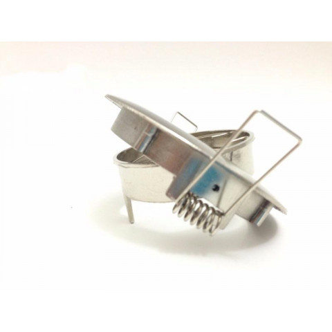 Support spot rond orientable inox