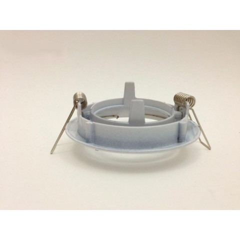 Support spot rond orientable blanc