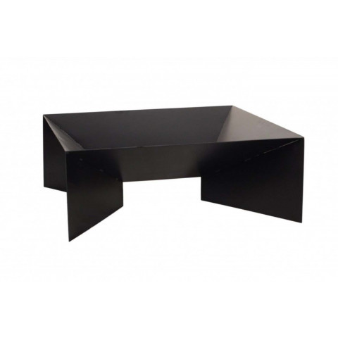 Brasero en acier peint pieds géométriques 60 cm