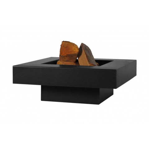Brasero en acier peint plateau design 60 cm