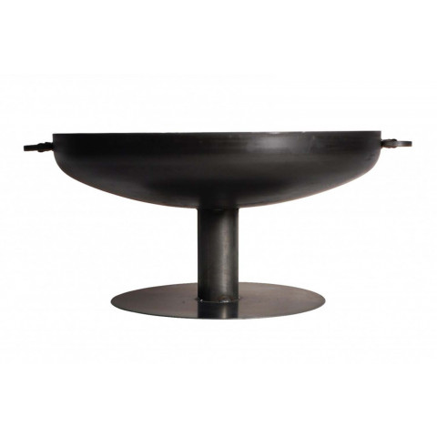 Brasero rond en acier sur pied design 60 cm