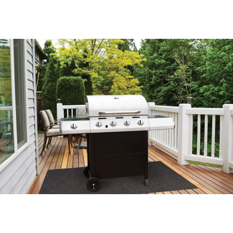 Tapis de protection barbecue en caoutchouc recyclé 150x90 cm