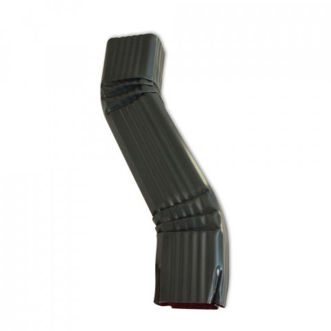 Dévoiement latéral gauche de 50 à 600 mm pour gouttière aluminium corniche 60 x 80 mm coloris au choix