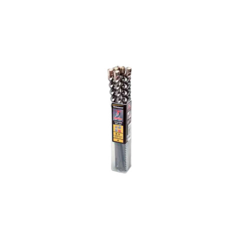 6 Forets béton SDS+ 3 taillants D. 12 x Lu. 100 x L. 160 mm Booster Plus - DIAGER - 157KD12L0160