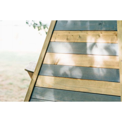 Grand tipi d'extérieur en bois 220 cm